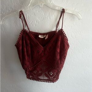 Red hippie tank top